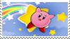 kirby on a star